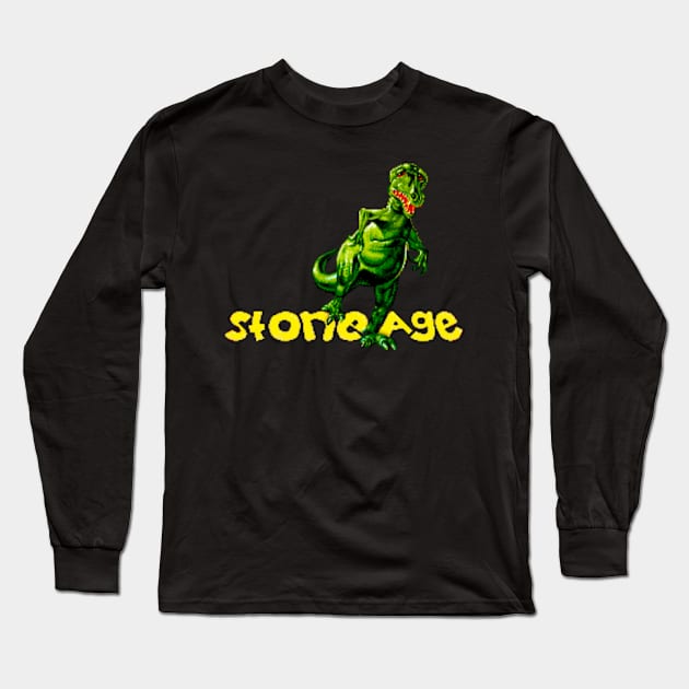 Stone Age Long Sleeve T-Shirt by iloveamiga